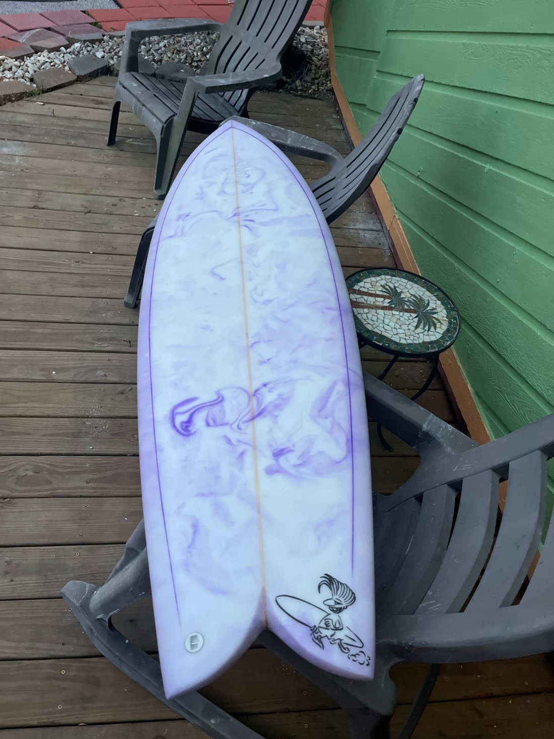 Purple Swirl Fish